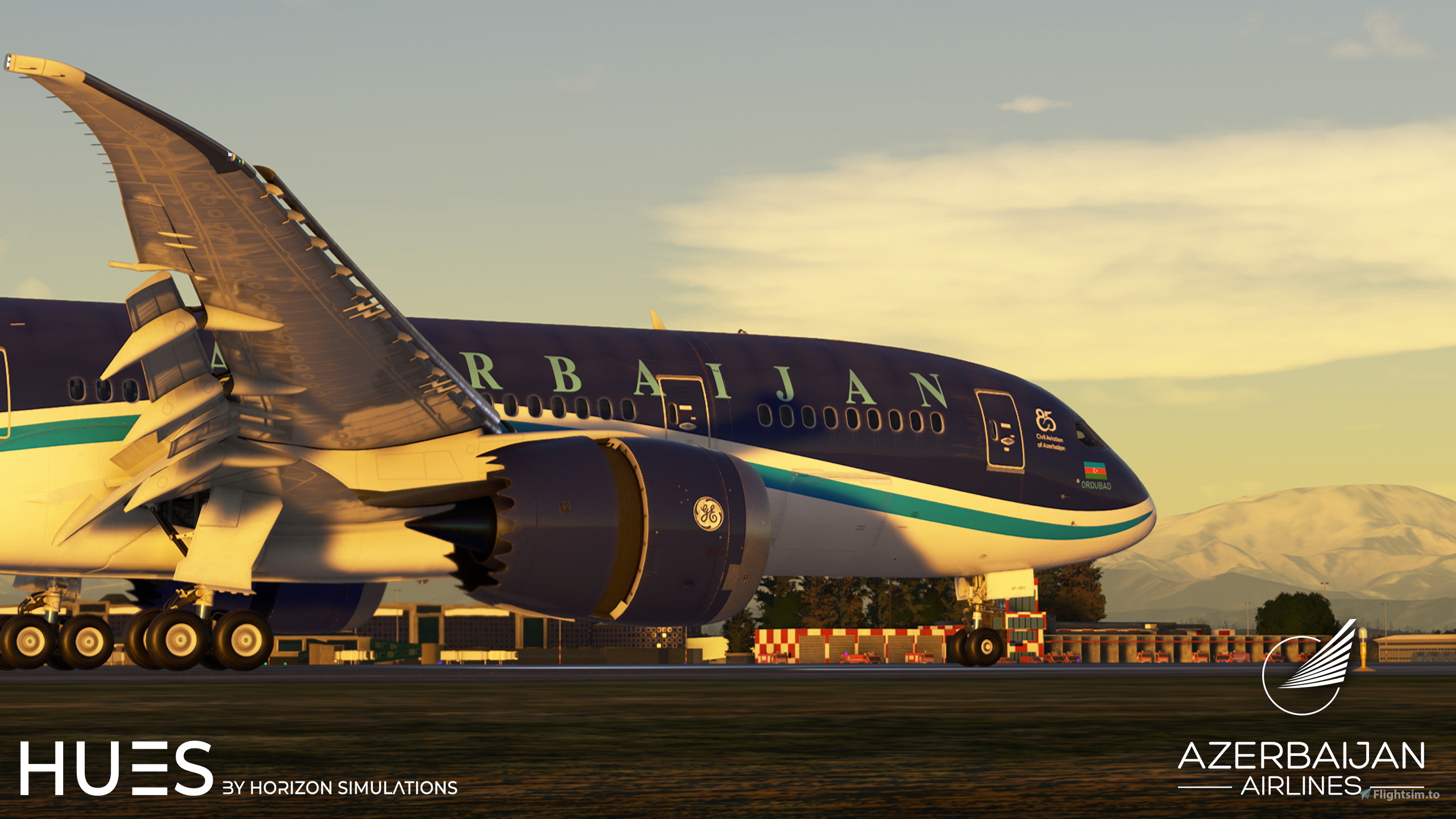 Azerbaijan Airlines VP-BBS | Kuro B787-8 for Microsoft Flight