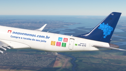 Azul Cargo PR-AYO Embraer 195F