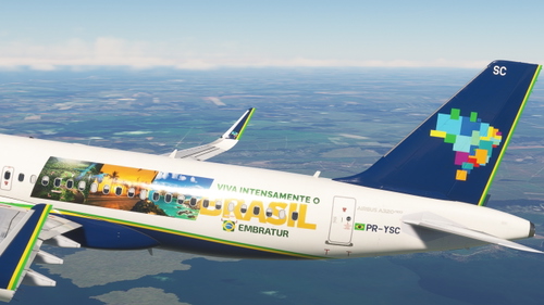 Azul "Embratur" PR-YSC
