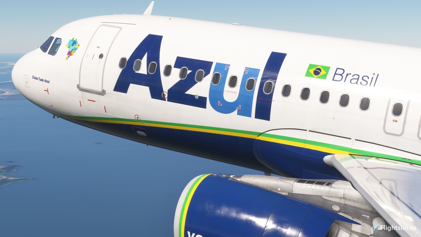 Azul Linhas Aéreas PR-AJB - Aircraft Liveries for MSFS | Flightsim.to