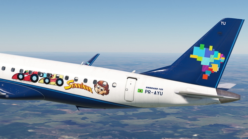 Azul Linhas Aéreas PR-AYU (circa 2018) Embraer 195