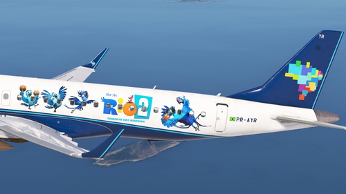 Azul Linhas Aéreas "Rio 2" PR-AYR Embraer 195
