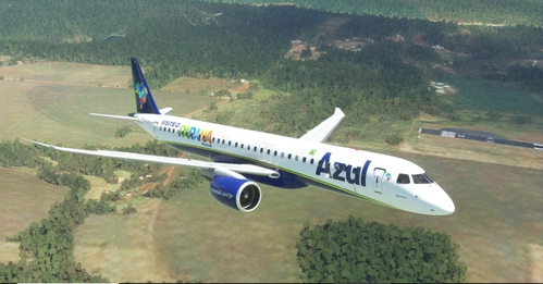 Azul (Visit Paraná) | PS-AEI | VirtualCol E195-E2 | 8K