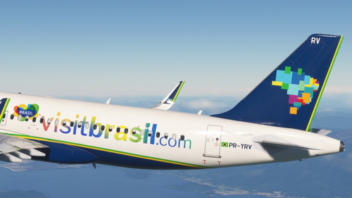 Azul "VisitBrasil" PR-YRV