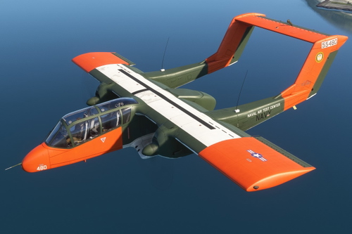 Azurploy Bronco OV10-A – United States Naval Air Test Center (High visible sheme)