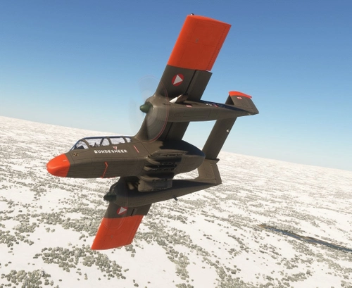Azurploy Bronco OV10-A – Austrian Bundesheer Oliv/High-Vis