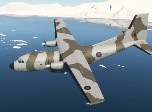 Azurpoly C-160 RAF Camouflage 179 with fuel probe 