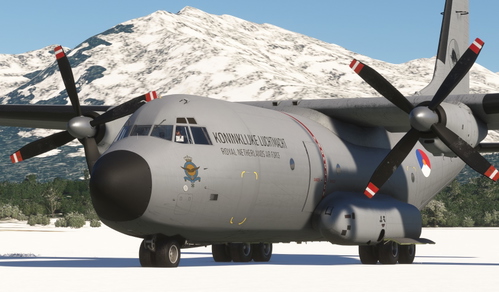 Azurpoly C-160 Royal Netherland Air Force G-275  (Black Bulls)