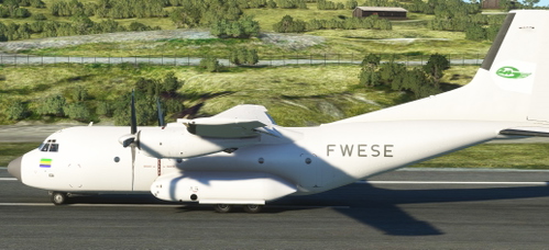 Azurpoly C-160 Transall Air Affaires Gabon 