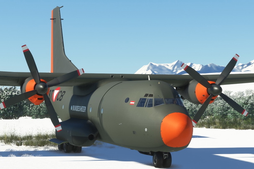 Azurpoly C-160 Transall Austrian Bundesheer (Oliv/Orange)
