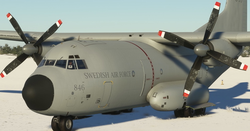 Azurpoly C-160 Transall Swedish Air Force „846“ 