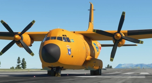Azurpoly C-160 Transall Swedish Airforce 