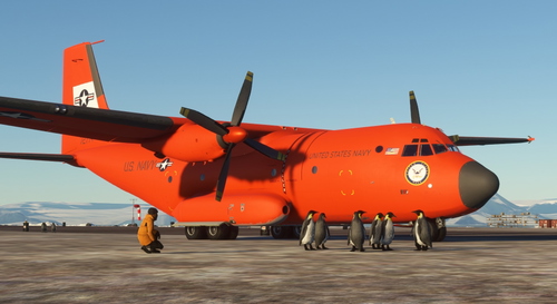 Azurpoly C-160 Transall United States NAVY (Orange)