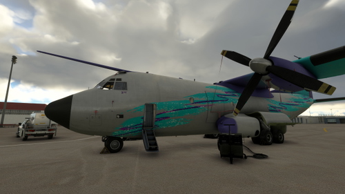 AzurPoly C-160 Transall Willy's Wings Jazz Design with fuel probe