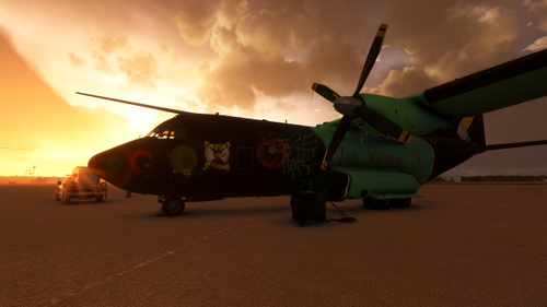 AzurPoly C-160 Transall World Tour with fuel probe
