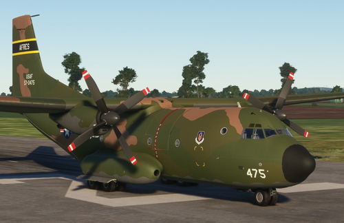 Azurpoly C-160 USAF - AFRES „Vietnam Camouflage“