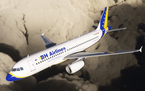 B&H Airlines Fenix A320 TC-JLR Fictional BFU