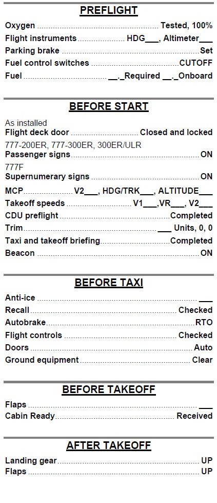 ボーイング767　チェックリスト B767 Checklist v2.7 | PDF | Landing Gear | Vehicle Parts