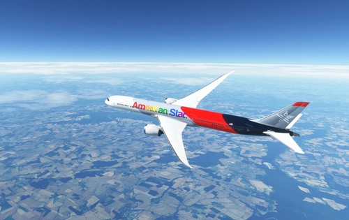 B787-10 "American  -Pride-  Star" New York Branch [Fictional]