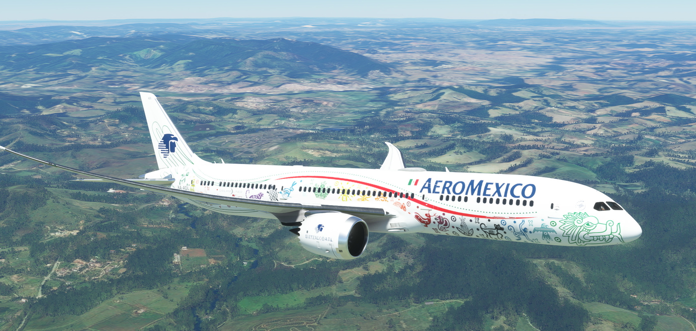 B787-9] AEROMEXICO QUETZALCOATL (XA-ADL) - HORIZON SIM ( ROLLS 