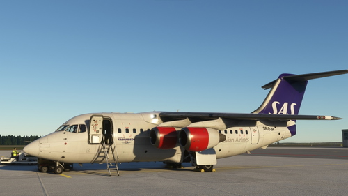 BAe146-100 Transwede opf SAS
