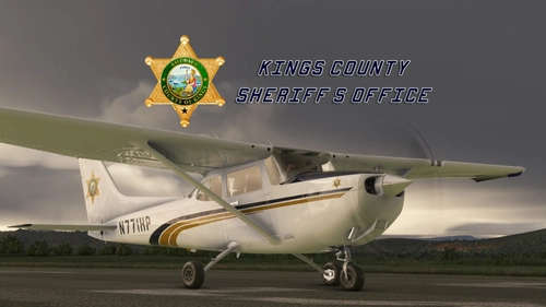 Bagolu AS1000 Cessna 172 Kings County Sheriff's Office "N771HP" (Fictional)