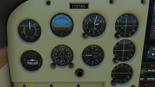 Bagolu FR172 Reims Rocket + C172 Tail Dragger - Instrument Mod