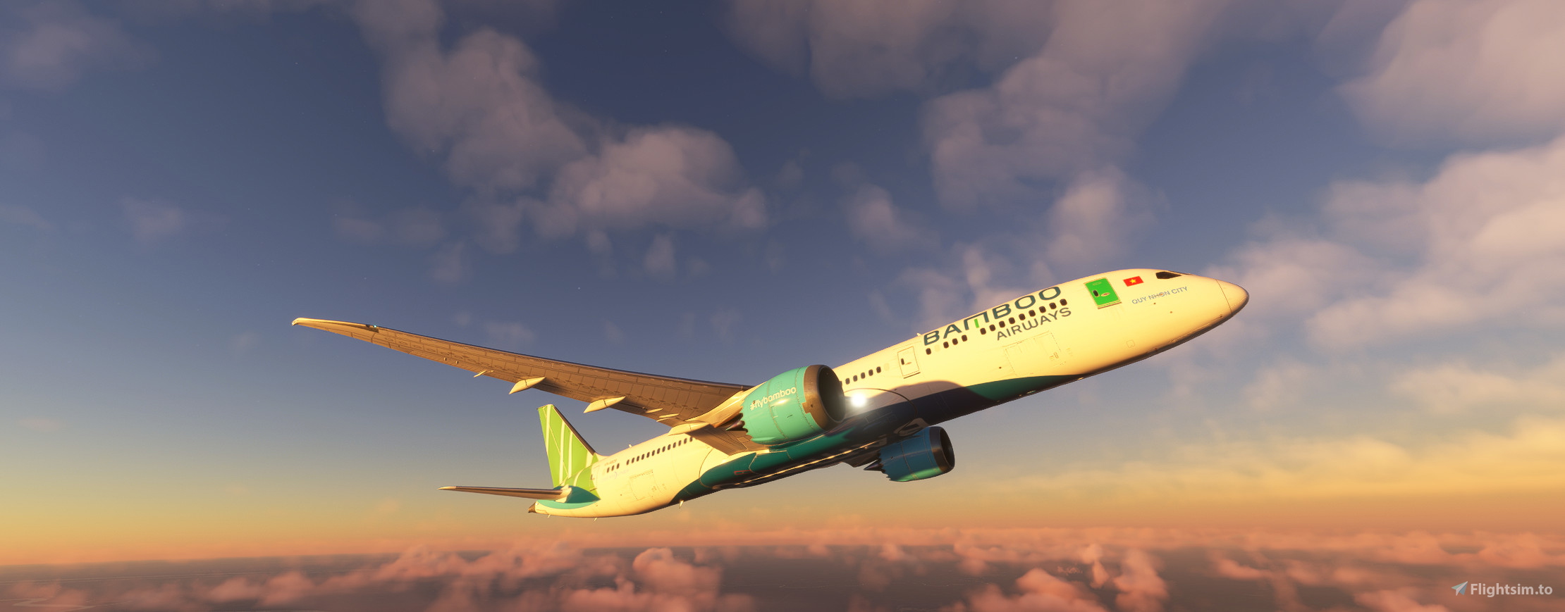 BAMBOO AIRWAYS [VN-A829] Boeing 787-9 GE HorizonSim 8K for 