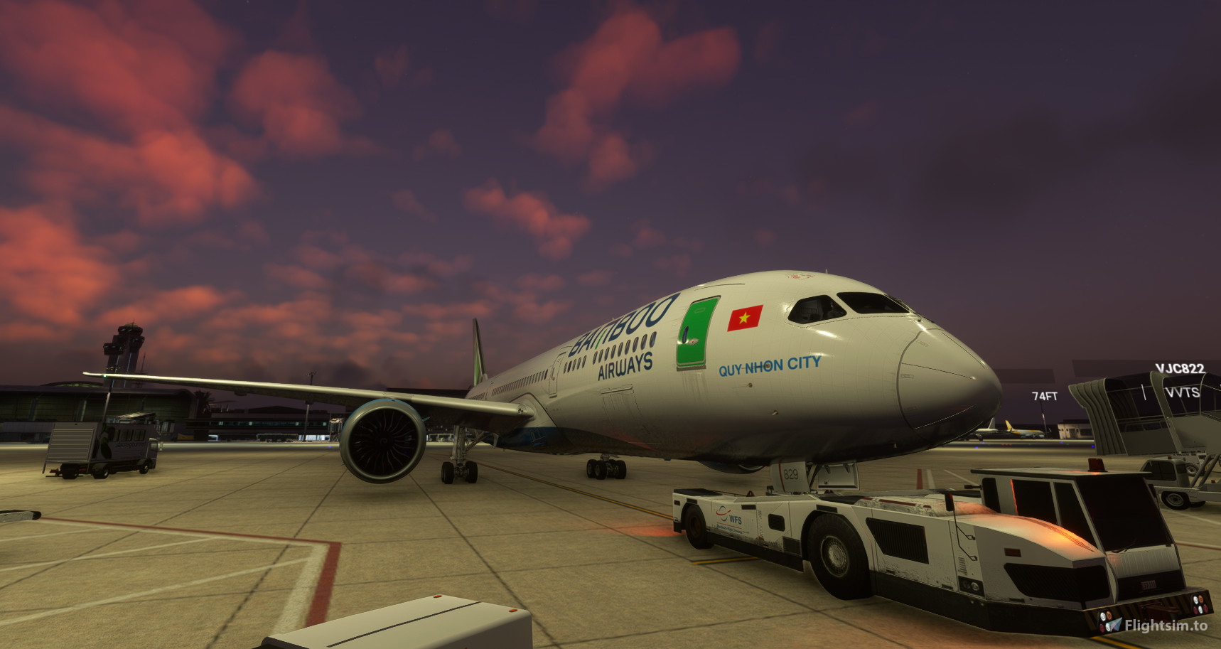 BAMBOO AIRWAYS [VN-A829] Boeing 787-9 GE HorizonSim 8K for 