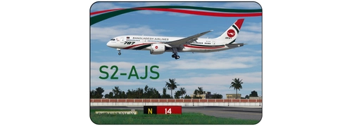 Bangladesh Airline Boeing 787-8 S2-AJS livery for Kuro787