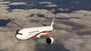 Bangladesh Airlines B77W S2-AFO livery for PMDG 777-300ER  (Factory edition)  thumbnail 3