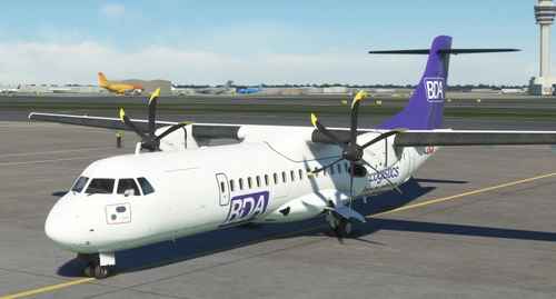 BDA Operated by Zimex Aviation  (HB-ALQ) - Asobo ATR 72-600