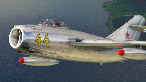 Bear Studios MiG-15Bis  Soviet Air Force ca.1970 yellow "44"20.GvAPIB Groß Dölln / Templin , GDR