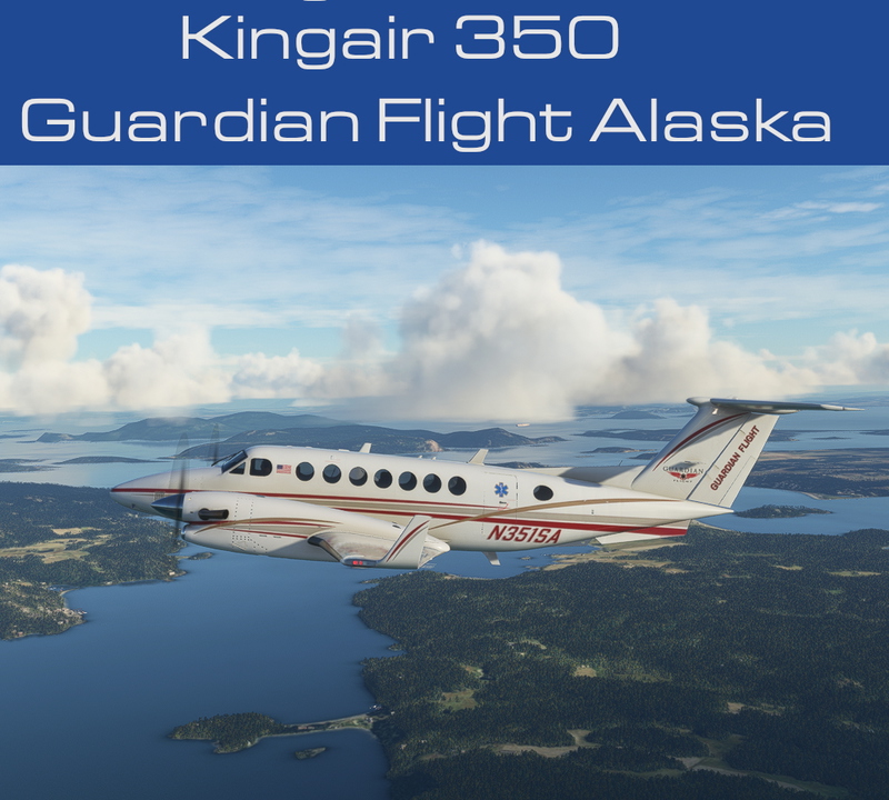 Guardian Flight Beechcraft King Air Liveries for Microsoft Flight Simulator | MSFS