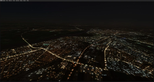 Belgrade - Serbia City Night Lights