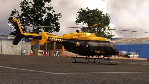 Bell 407 - UK Police G-WMAO (4K)