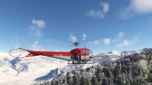 Bell 47J Rettungsflugwacht