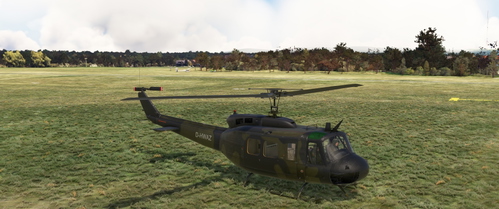 Bell UH-1 (private) D-HWAZ  (only for Taog freeware Huey from 2022)