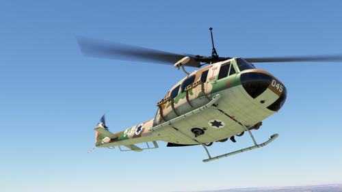 Bell UH-1H Iroquois  Israel Air Force 1973