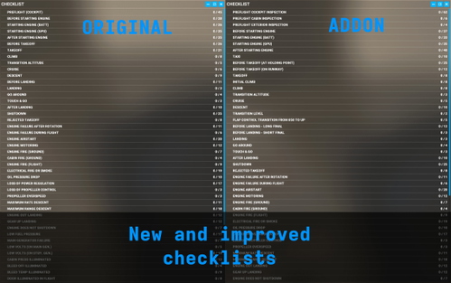 Better Checklists for Black Square TBM850