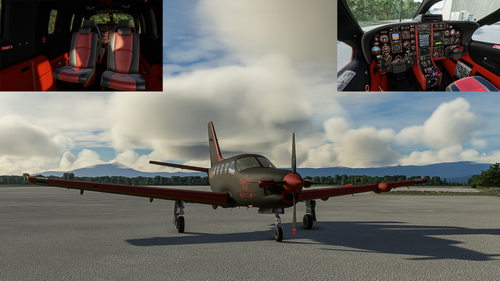 Black Square - TBM 850 Messerjockel Livery