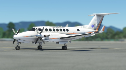 Black Square King Air 350 C-GNLO
