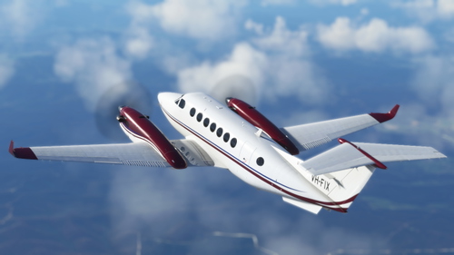 Black Square King Air 350 VH-FIX