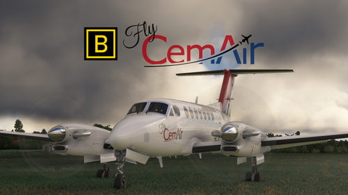 Black Square King Air 350i CemAir "ZS-JLL" (Fictional)