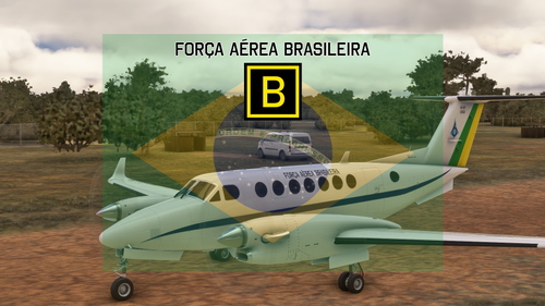 Black Square King Air 350i "VC-97 2003" FORÇA AÉREA BRASILEIRA (Fictional)