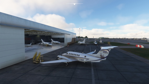 Black square king air Capital Air Ambulance G-WVIP