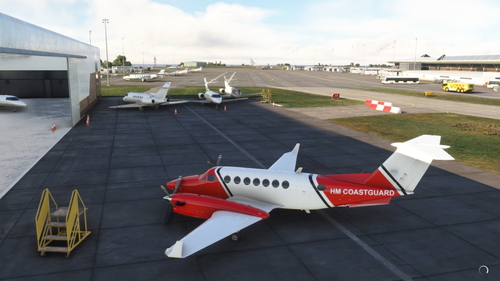 Black square king air HM coastguard
