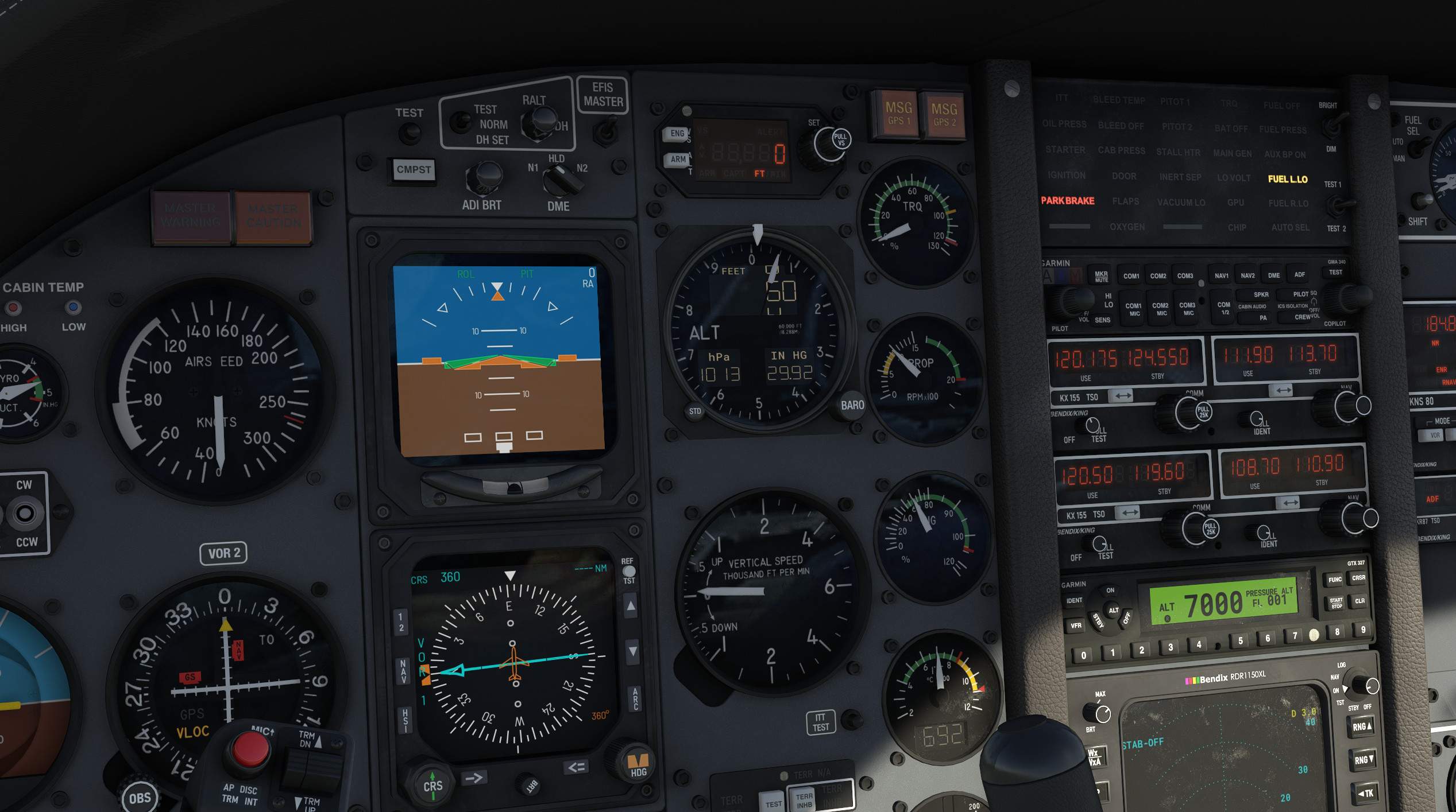 Black Square TBM 850 Enhanced Cockpit - Image 1