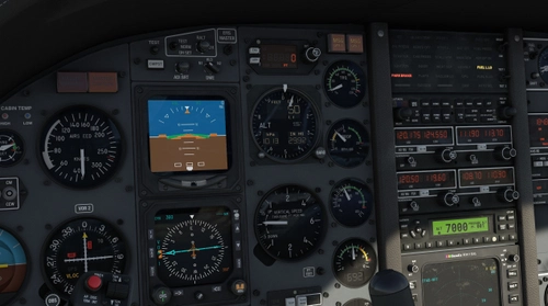 Black Square TBM 850 Enhanced Cockpit