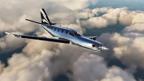 Black Square TBM 850 N422AZ (Dynamic Registration)